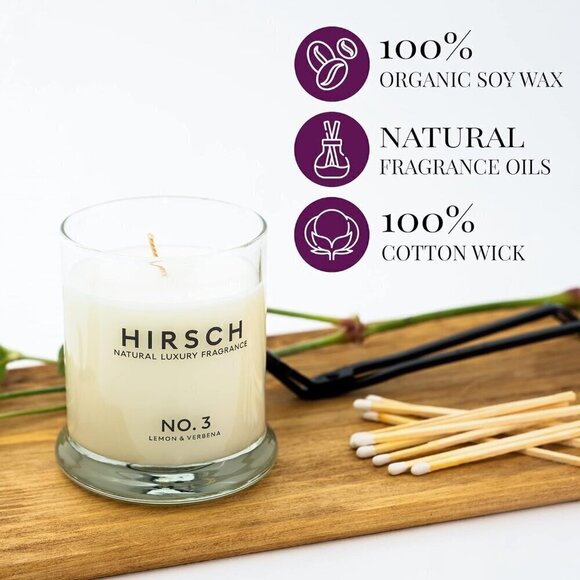 Hirsch Natural Luxury Fragrance Candle | Made with All Natural Fragrance… - Picture 6 of 6